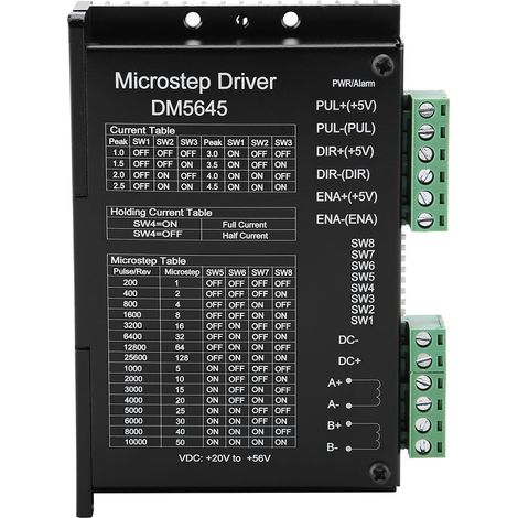 DM5645 4.5A 57 86 Two Phase Stepper Motor Controller Driver Replacement M542/2M542