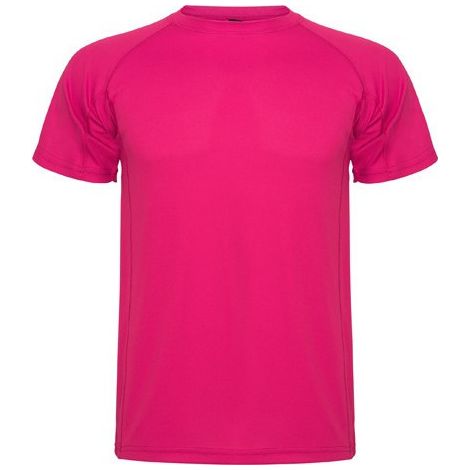 Camiseta técnica de manga corta ranglán de escote redondeado MONTECARLO M Roseton