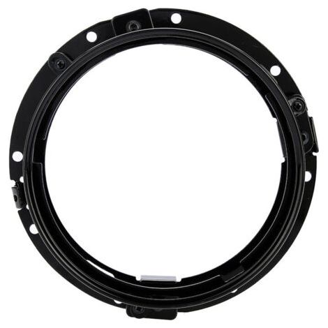 Eosnow Support de montage d'anneau rond de phare de voiture de 7 pouces pour Jeep Wrangler (noir)