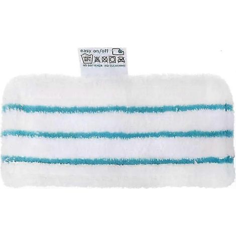 Lingette de rechange AURA pour balai vapeur Black&Decker FSM1610, en microfibre lavable (1/4)