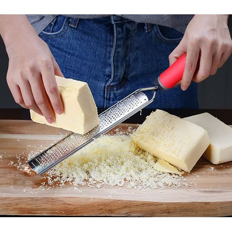 Grattugia Manuale per Formaggio Ergonomica Antiscivolo Mandolina Acciaio 20 cm (1/5)