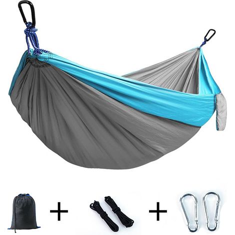 Hamac double en nylon parachute pour le camping ultraléger (1/5)