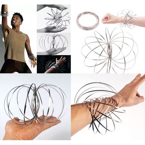 Trade Shop - Anelli Magici Di Flusso Cinetici Palestra Esercizi Decompressione Anti Stress -