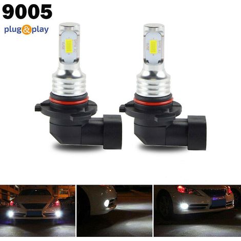 Kit de phares LED HB3 2X 9005 HB3 80W 8000LM feux de route/feux de croisement 6000K blanc (1/5)