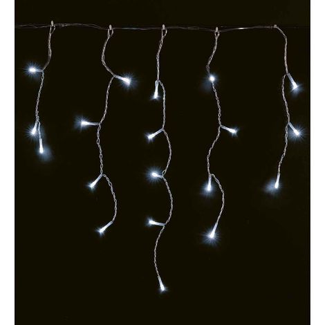 Luci Natalizie a Tenda 6 Metri per Balconi Finestre e Grandi Superfici 228 Luci Natalizie per Esterni ed Interni Color Bianco Freddo Luci di Natale per Casa Negozi e Vetrine (1/3)