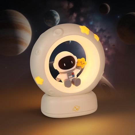 Veilleuse Enfant Astronaute Rechargeable 3 niveaux de luminosité réglables (1/5)