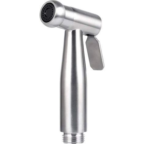 Bidet-/Handbrause aus Edelstahl mit Haken, einfach zu montieren, für die persönliche Hygiene und Toilettenreinigung