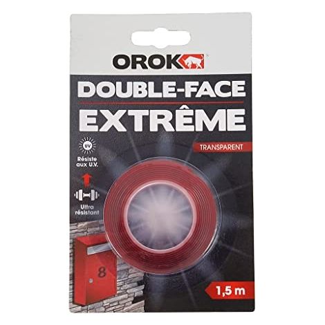 Orok Adhésif Double Face Extrême15mx19mmtransparent - Orok