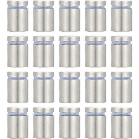 20 vis à verre pour supports publicitaires, clous décoratifs (1/3)