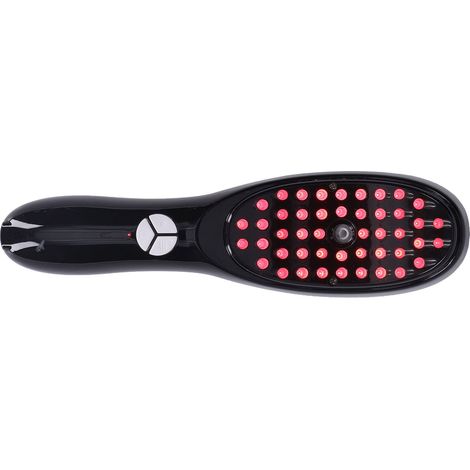 Peigne de massage vibrant à spray, brosse de massage électrique pour le cuir chevelu, peigne grattoir avec lumière colorée (1/5)