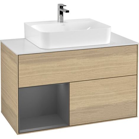 Villeroy & Boch G111GKPC Meuble sous-lavabo Finion G11 (1/2)