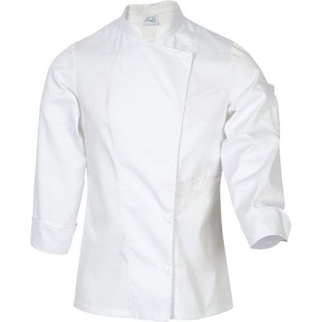 Veste de cuisine femme manches longues Robur Manille Blanc XL