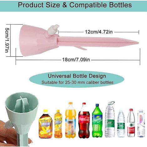 Paquet de 12 dispositifs d'arrosage des plantes, pointes d'arrosage automatique avec interrupteur de commande de vanne (4 rose + 4 vert + 4 beige)