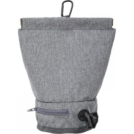 Support pour Sac a Crottes de Chien,Conteneur pour Sacs a Déjections Canines avec Clip en Métal pour la Marche en Plein Air (1/5)