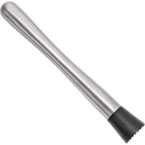 Silver-plated steel cocktail muddler - AquaForge (1/5)