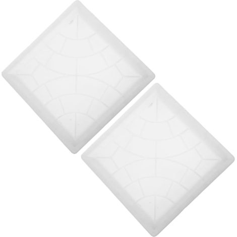 Moule à Pavés pour Allée de Jardin en PP, 2 Pièces, Coulage Facile, Démoulage Simple, pour Cours et Chemins, Forme Uniforme Surface Lisse, Usage Polyvalent, Chemins et Zones Résidentielles, Forme de (1/5)