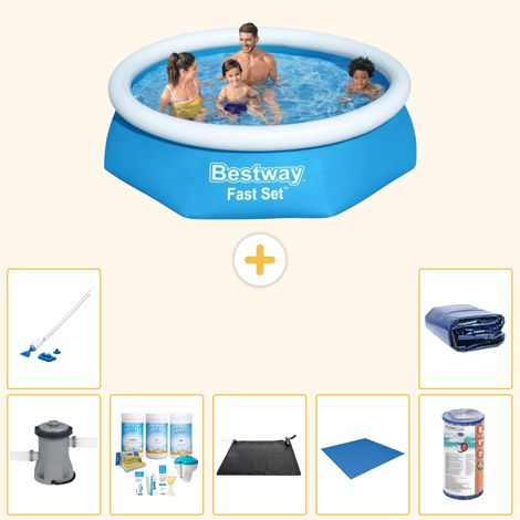 Bestway Bestway Fast Set Ronde - 244x61 cm - 8-pièces  S21405 (1/5)