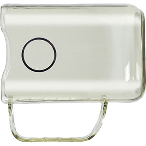 Gobelet à brosse à dents de salle de bain grande capacité en plastique avec poignée, jaune ambré, pour la maison (1/5)