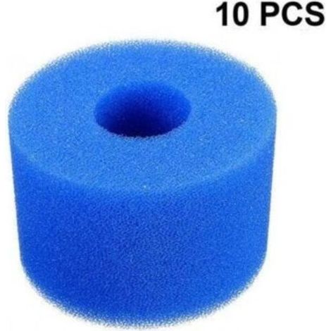 Filtre Spa en Mousse, Lavable Type S1 et Type VI, fabriqué en France, Compatible avec Intex, Bestway, Filtration optimale (1/3)