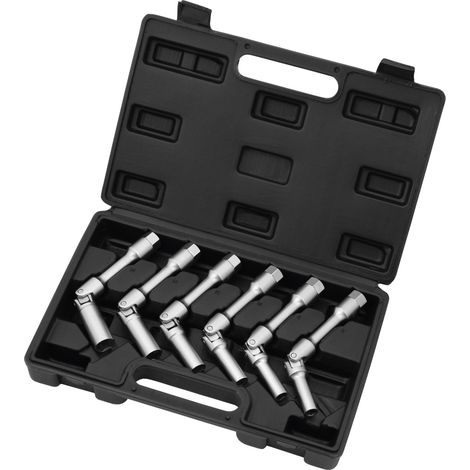 Draper 07118 Extra Long Glow Plug Socket Set, 3/8"" Sq. Dr., 35mm (6 Piece)