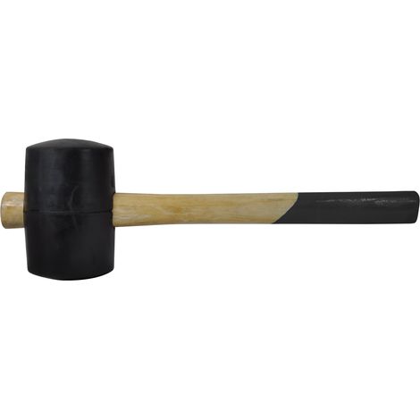 SW-Stahl 50701L Gummihammer 250 gr I leichter Gummihammer Holzstiel I Hammer für Möbel Reparatur