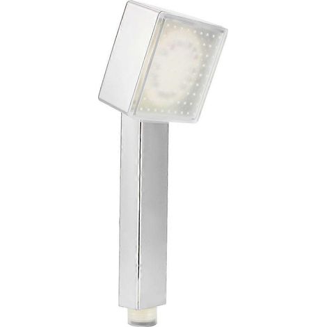 Pommeau de douche à main avec éclairage LED à 3 couleurs et contrôle de température, G1/2" (1/5)