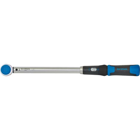 SW-Stahl 03885L Werkstatt Drehmomentschlüssel 1/2 Zoll 60-340 Nm für Reifenwechsel I Rechts-und Linksanzug I 48 Zähne I Genauigkeit ±4% I Ratschenkopf mit Durchsteckvierkant (Pilzkopf) (1/2)