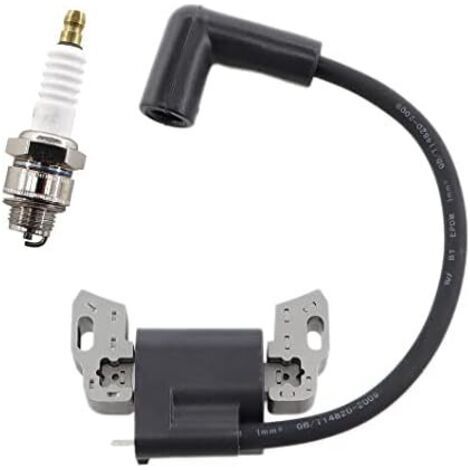 Ignition coil with spark plug for 593872, 799582, 798534, compatible with Briggs & Stratton 08P500, 08P600, 093J02, 09P600, 09P700, 08P502, 09P602, 09P702, 550E-550EX engines