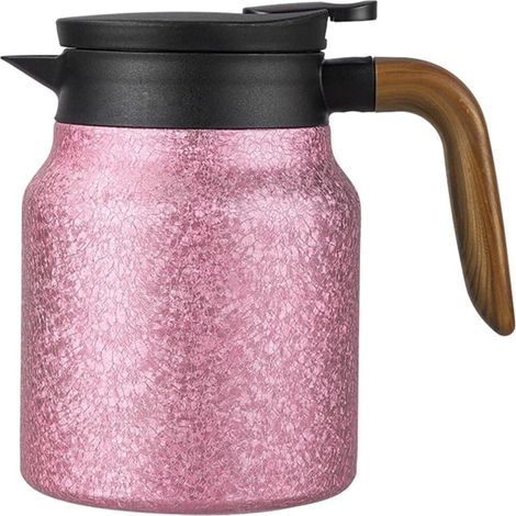Carafe Isotherme À Café, Pichet À Isolé, Carafe en Acier Inoxydable, Bouteille D' Chaude, Théière Isotherme pour Lait, Café, Thé Boissons Chaudes Froides (1/5)