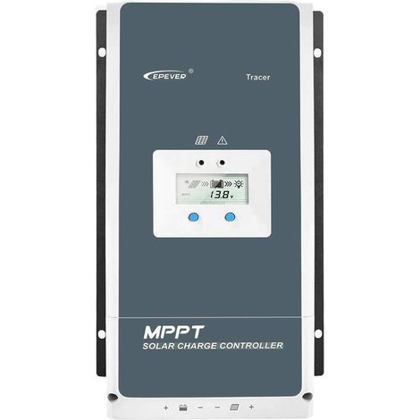 60A Contrôleur de charge solaire MPPT série AN avec régulateur solaire de mise à la masse négative 12V/24V/36v/48v Auto Max 150V 3000W adapté pour batterie encastrée au gel AGM au plomb-acide (1/5)