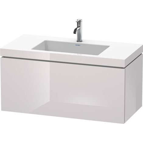 Meuble sous-vasque L-CUBE WT Vero Air 500x1000x480mm 1 trou de robinetterie w. fli