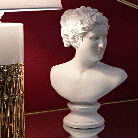Statue ElChal, Sculpture Classique, Blanc,