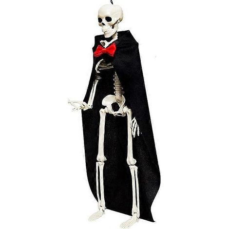 Pendentif squelette articulé de 40 cm pour Halloween, décorations pour fête d'Halloween, maison ou bar, accessoires d'horreur, marié squelette