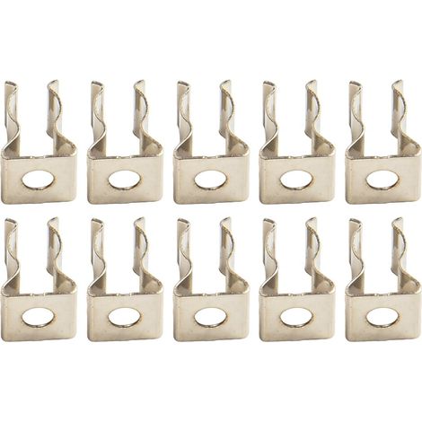 Pince à ressort, 10 pièces, 6-50mm/6mm/50mm, acier manganèse (1/5)