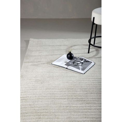 Milton tapis 230x162cm gris clair.