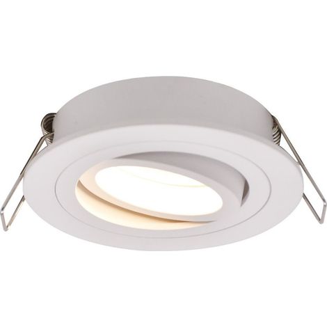 Zumaline RONDOO Faretto da incasso rotondo, bianco, 1x GU10
