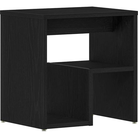 Maison Exclusive - Nachttisch Schwarz Eichen-Optik 40 x 30 x 40 c
