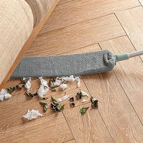 Brosse à Poussière à Long Manche Dépoussiéreur Rétractable Domestique pour Sous le Lit Gap Mur