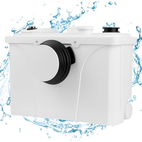 Wolketon Hebeanlage 700W Sanitär Schmutzwasserpumpen Haushalts Hebeanlage Abwasserentsorgung Fäkalienpumpe Für WC, Dusch