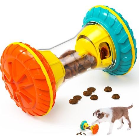 Jouet Interactif pour Chien - Distributeur de Croquettes, Jeu d'Intelligence pour Occuper et Stimuler Votre Chien (1/5)