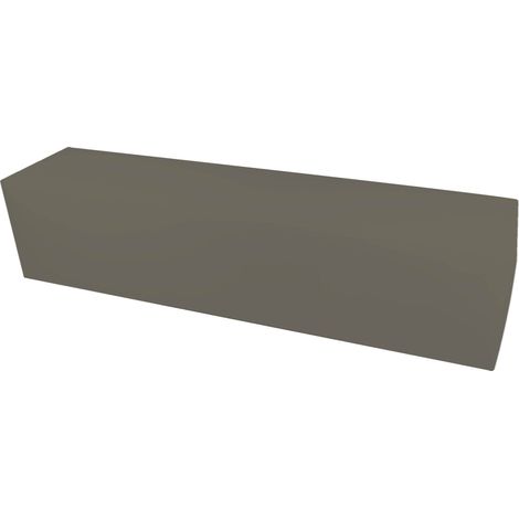 Panca in Similpelle 180x42x44 cm Avalli Tortora