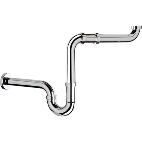 Sifone salvaspazio cromato 1”1/4 x Ø32 (1/3)