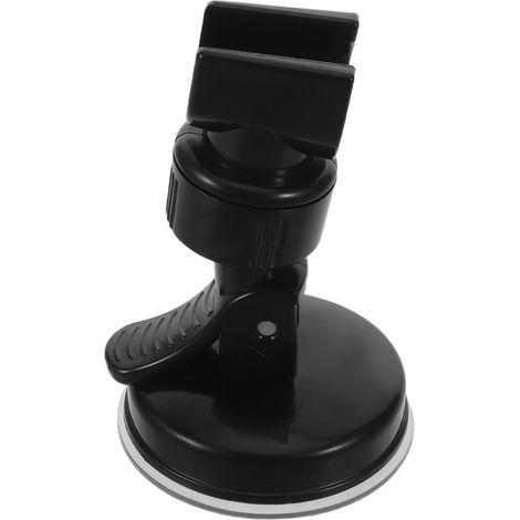 Support de pommeau de douche à ventouse noir, support de douchette amovible à angle réglable pour la maison (1/5)