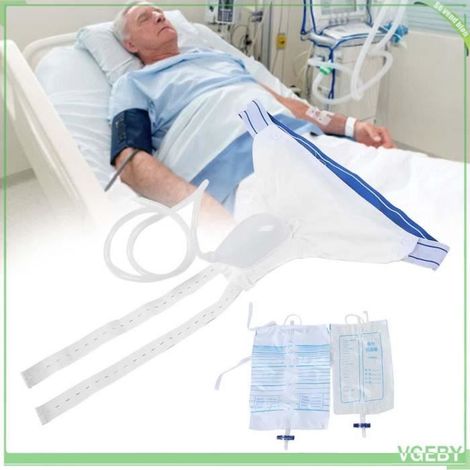 Collecteur d'urine - V GEBY - Respirant - Silicone - 2 sacs de drainage 1000ml et 2000ml