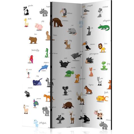 Paravent 3 Volets "Animals for Children" 135x172cm (1/2)