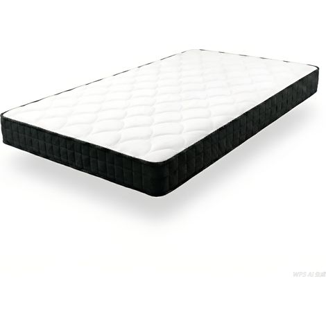 Materasso 80x190cm in Memory Foam, Alto 12 cm, con design a zone differenziate