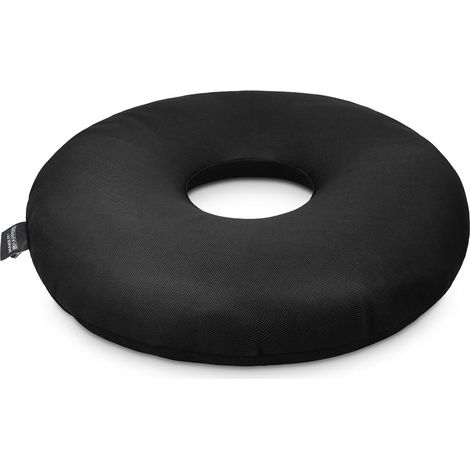 Pouf Donut Respirant 3D Noir Happers Noir