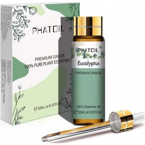 Aceite esencial de eucalipto 10 ml - Difusor, velas, aromaterapia, gotero