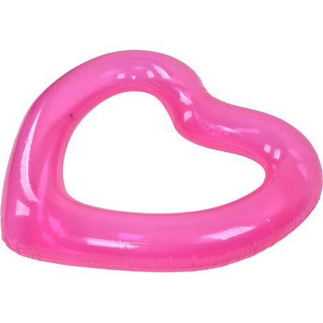 Aufblasbare, herzförmige PVC-Luftmatratze für Erwachsene, romantische Atmosphäre, Heiratsantrag, Liebesform (Lieferung ohne Gas). (1/5)
