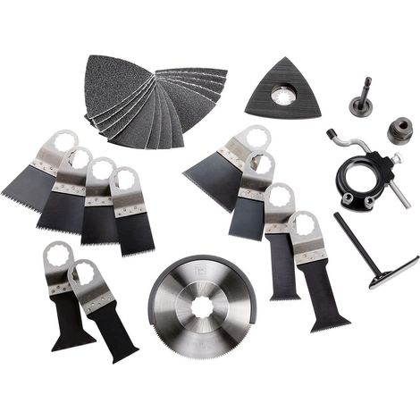 Fein Zubehör-Set Innenausbau Holz 28tlg. - 63903167660 = Fein Set accessori per interni in legno 28pz. - 63903167660